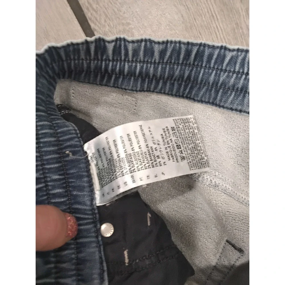 Diesel Fayza-Ne JoggJeans Light Wash Denim Sweatpants Size 27 Tapered Joggers